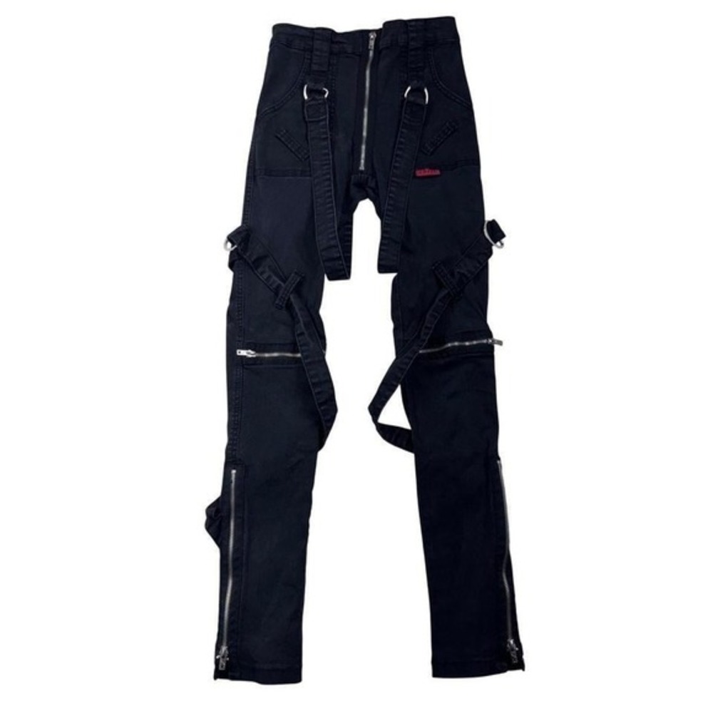 Vintage 90's/Y2k Tripp Daang Goodman Waist 24" Size 0‎ Bondage Pants Industrial